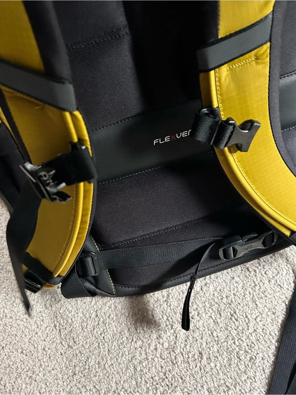 The North Face TNF Surge Unisex Backpack Deep Dijon Black NWT